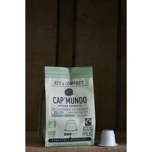Biloba - Bio & Compost - 10 Capsules compatibles Nespresso