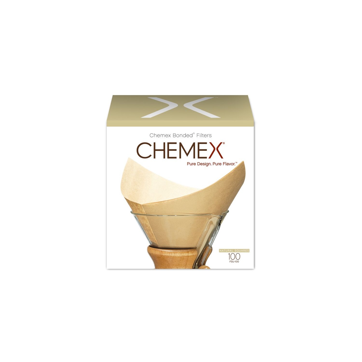 Filtres papier naturel 6,8,10 et 13 tasses - Chemex