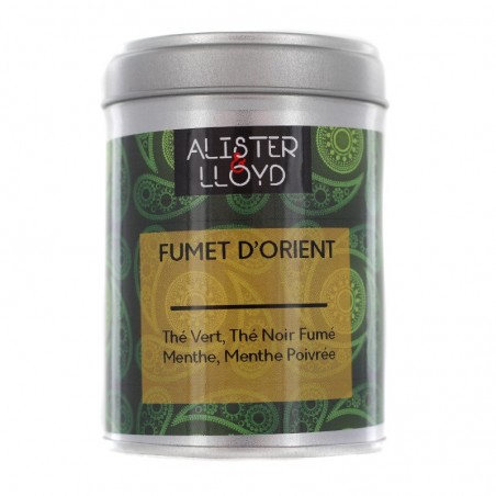 Fumet d'Orient - Thé Vert & Thé Noir Fumé - Menthe, Menthe Poivrée 