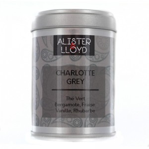 Charlotte Grey - Thé Vert - Parfumé Bergamote, Vanille, Fraise, Rhubarbe