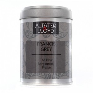 Francis Grey - Thé Noir - Parfumé Bergamote, Fraise