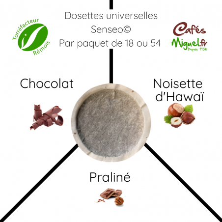 Lot découverte - Chocolaté - Souples Senseo