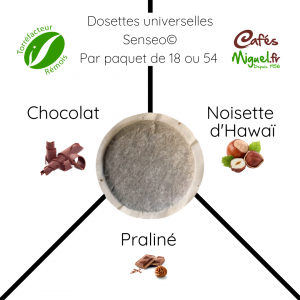 Lot découverte - Chocolaté - Dosettes souples Senseo