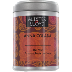 310 - Anna Colada - Thé Vert Parfumé Ananas, Noix de Coco