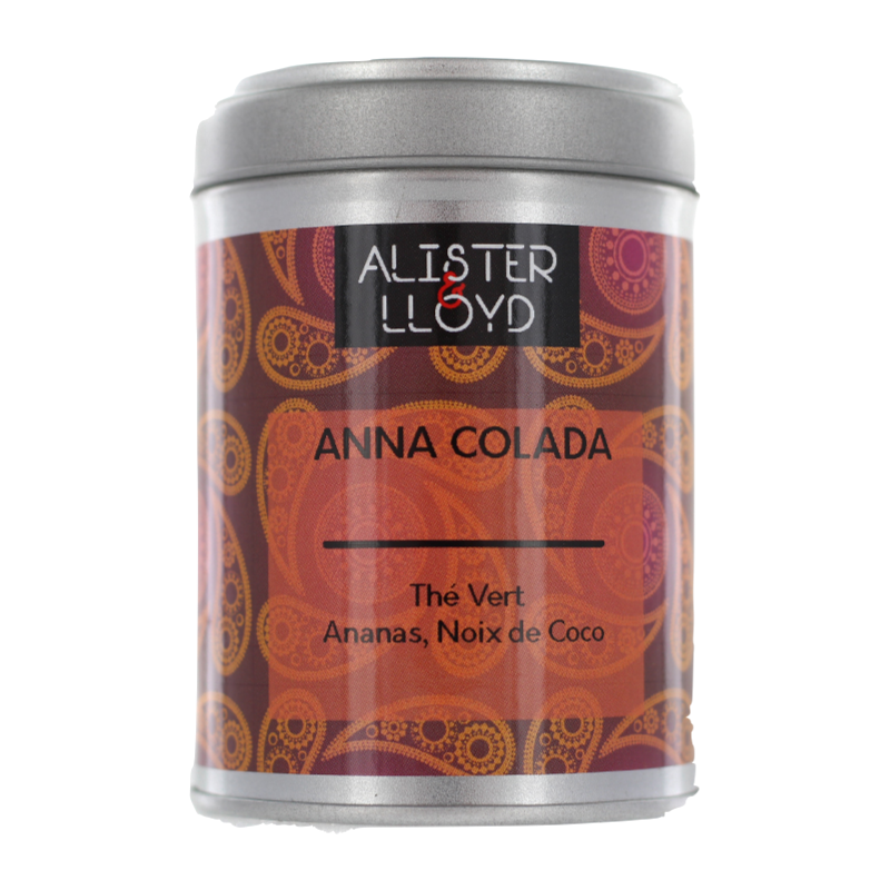 310 - Anna Colada - Thé Vert Parfumé Ananas, Noix de Coco