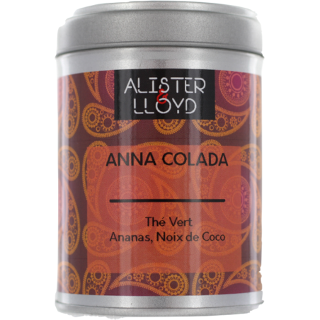 310 - Anna Colada - Thé Vert Parfumé Ananas, Noix de Coco