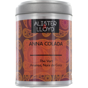 Anna Colada - Thé Vert Parfumé Ananas, Noix de Coco