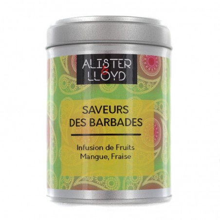 703 - Saveurs des Barbades - Infusion de Fruits Mangue, Fraise