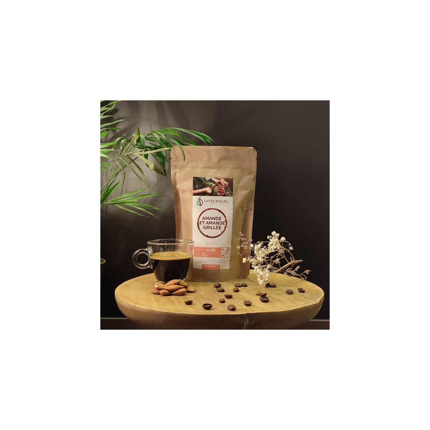 Café aromatisé Amande amande grillée - Grain ou Moulu