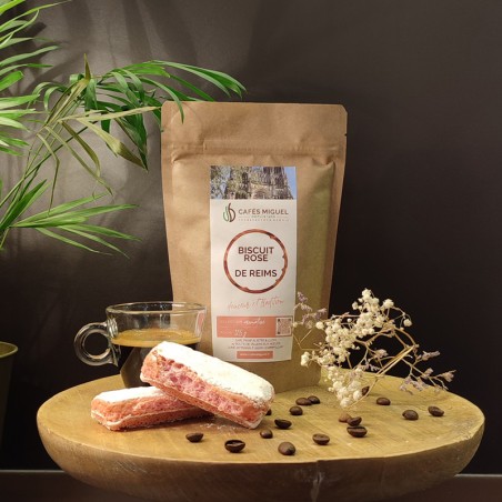Café aromatisé Biscuit rose - Grain ou Moulu Café aromatisé Biscuit rose - Grain ou Moulu