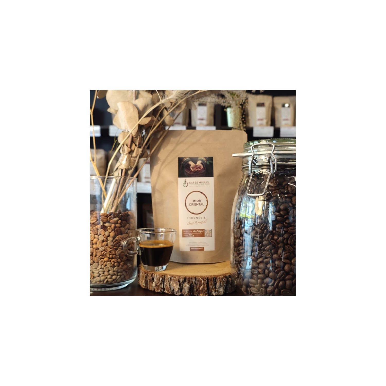 Café Timor Oriental Indonésie - 250gr - Grain