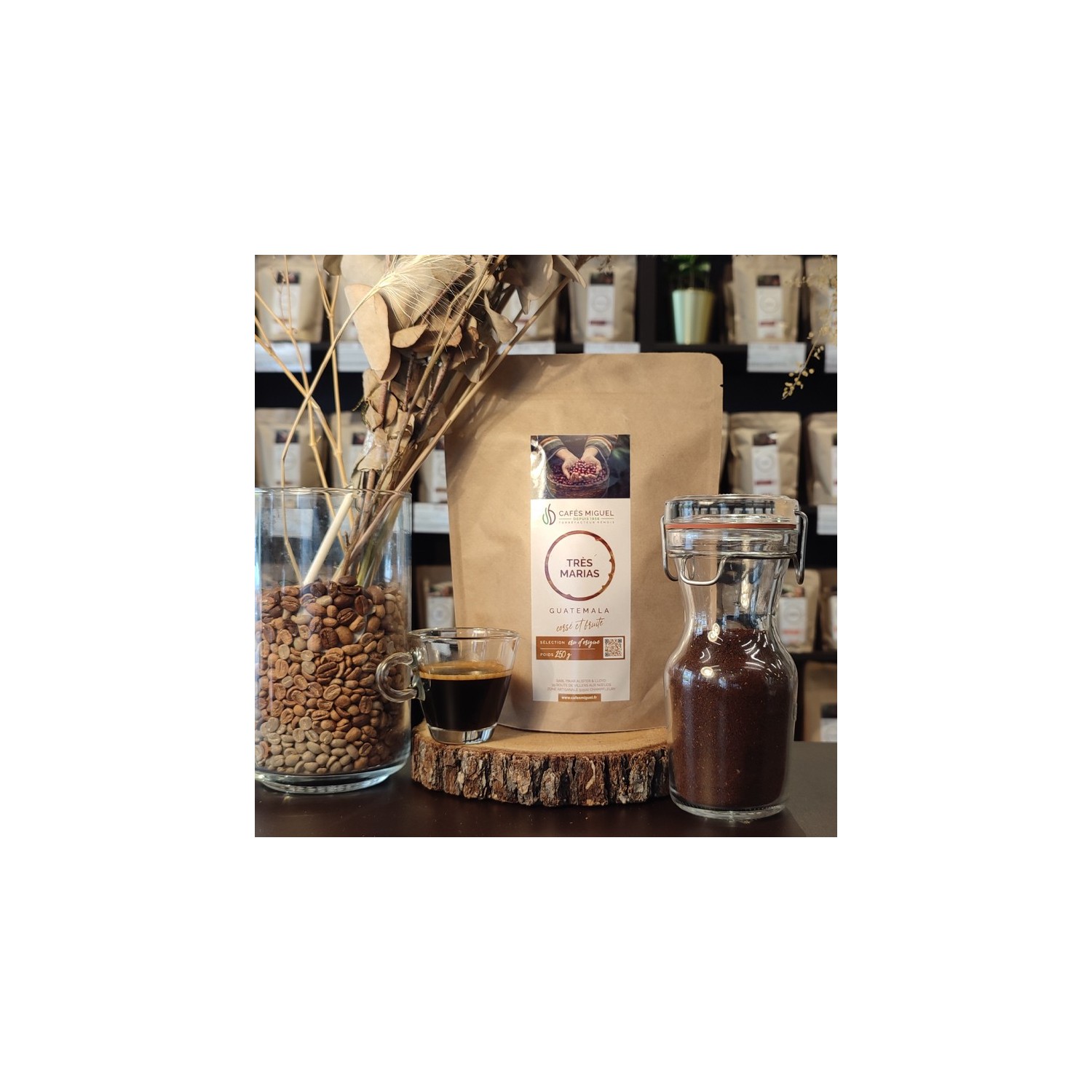 Café Tres Marias Guatemala  - 250gr - Moulu