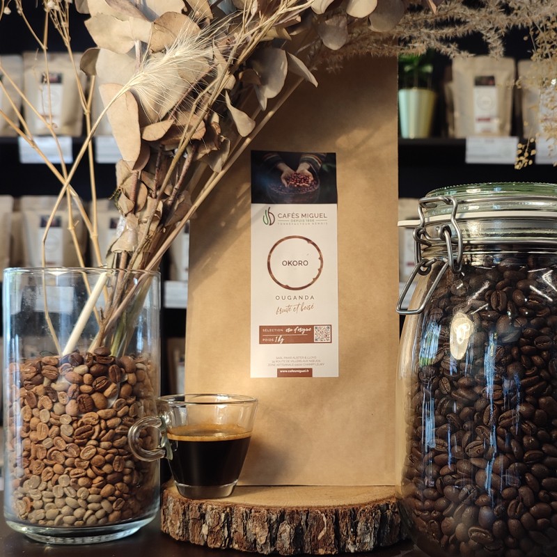 Café Ouganda Okora - 1kg - Grain