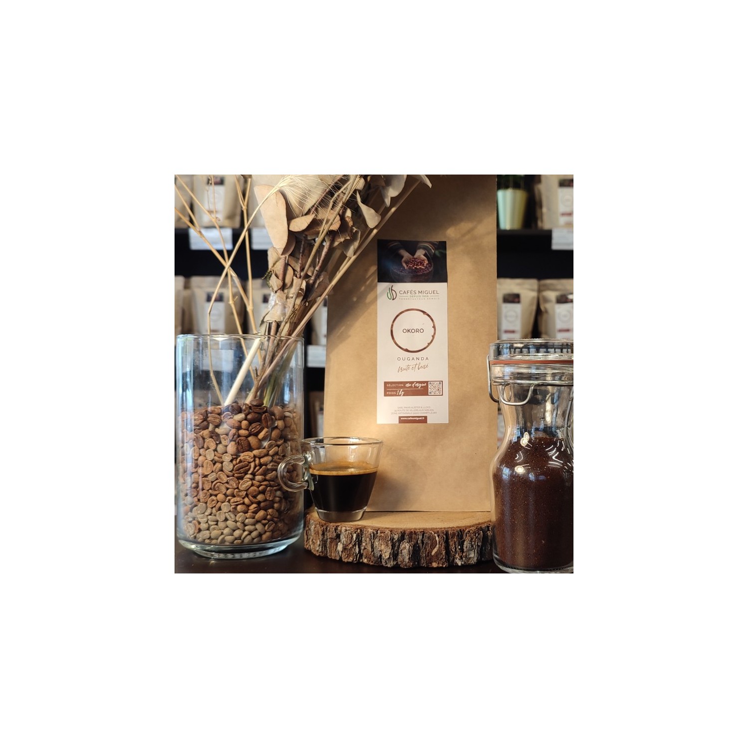 Café Ouganda Okora - 1kg - Moulu