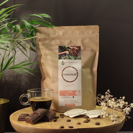 Café aromatisé - 25 dosettes - Chocolat