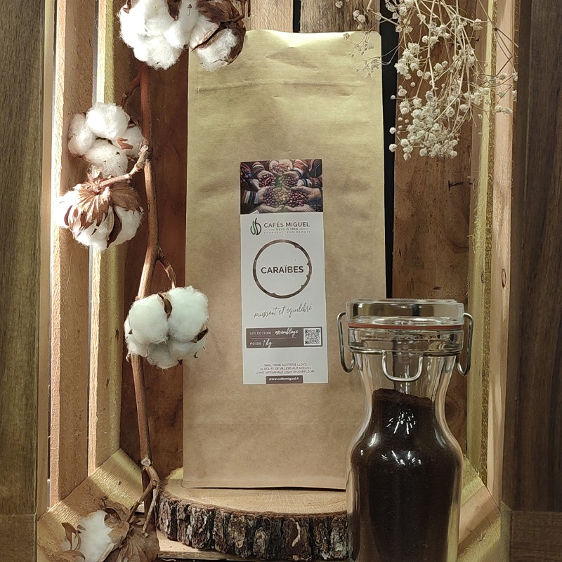 Café assemblage Caraïbes - 1kg - moulu