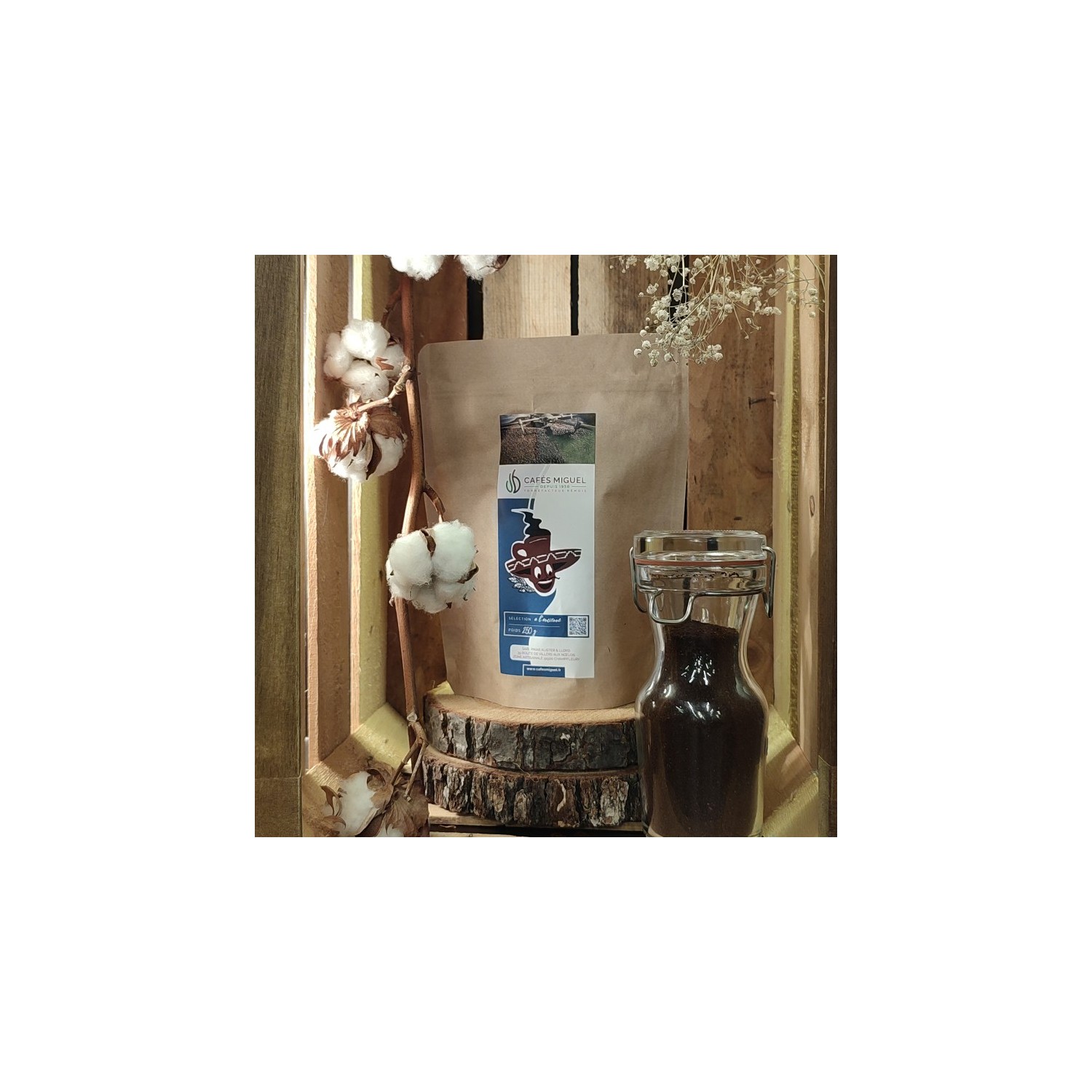 Café assemblage Bleu- 250gr - Moulu