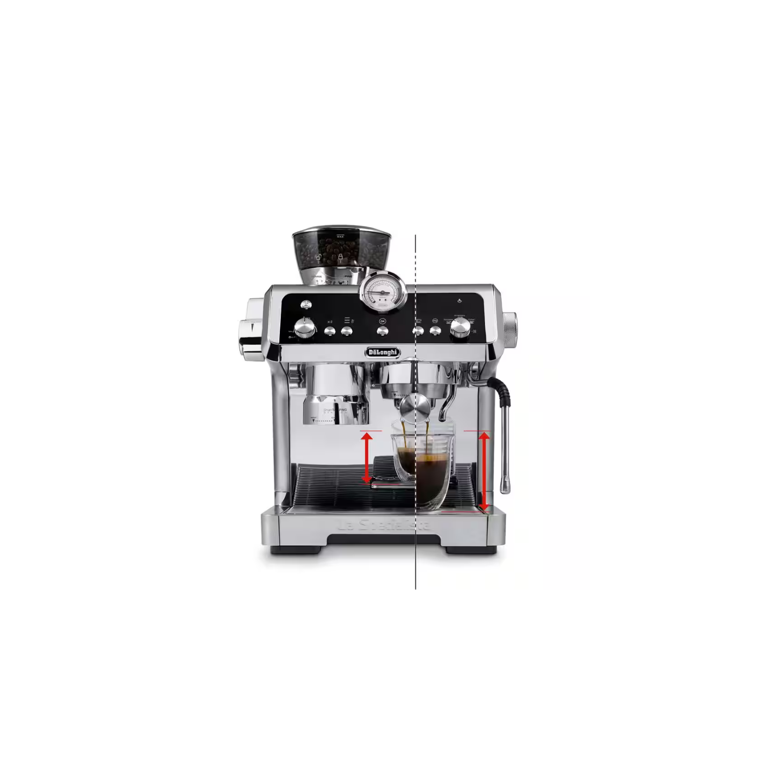 DELONGHI La Specialista Prestigio EC9355.M - Métal - Hauteur