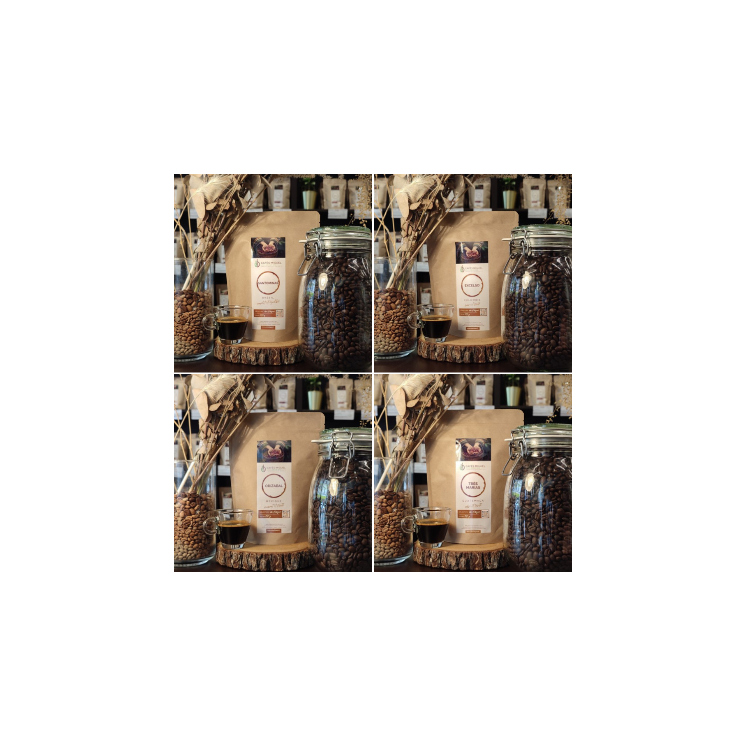 Lot découverte - Amérique - Grain 250gr