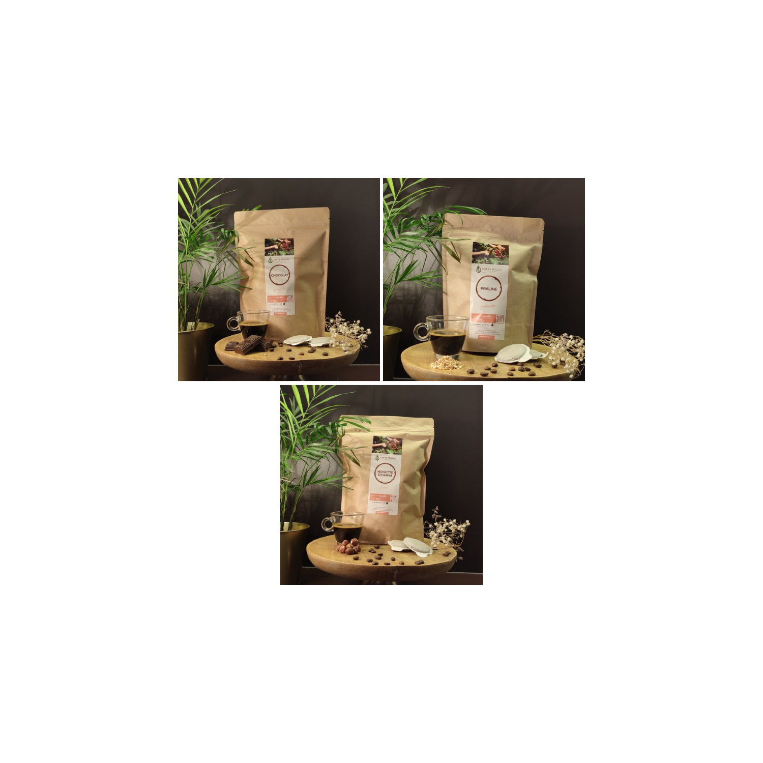 Coffret café aromatisé - Chocolaté - ESE 50