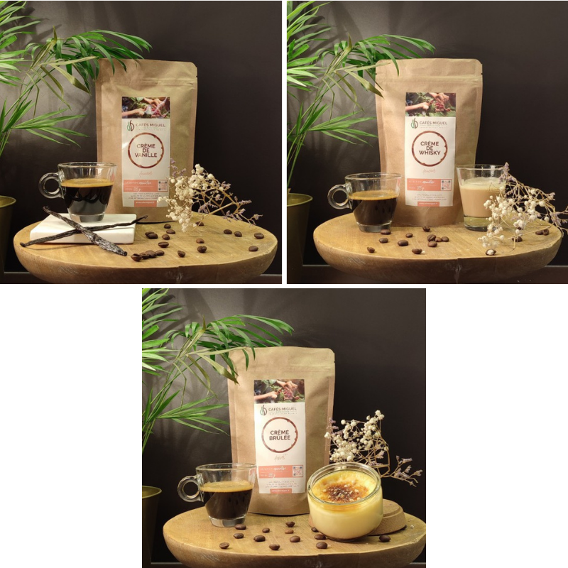 Lot découverte - "Crémeux" - Café en grain ou moulu