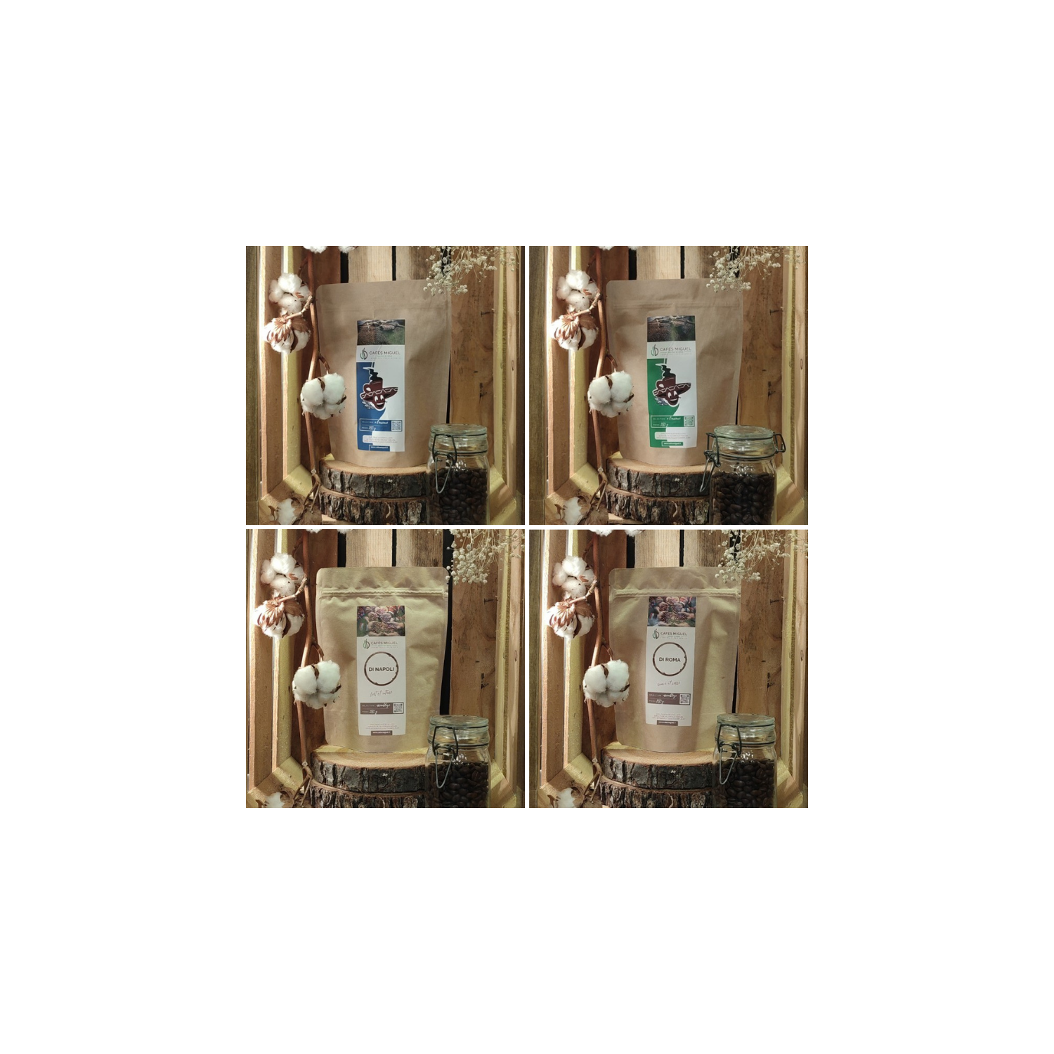Coffret Découverte - "Robuste" - Café en Grain 250gr