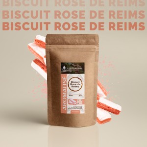 Café Biscuit Rose de Reims - Aromatisé - Grain ou Moulu